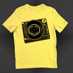 VINYL ADDICT jaune / noir