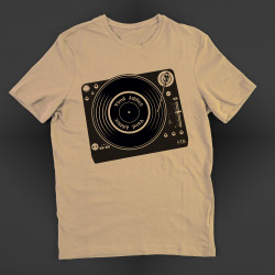 VINYL ADDICT beige / noir