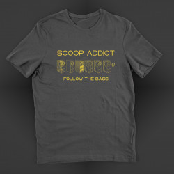 SCOOP ADDICT gris / jaune