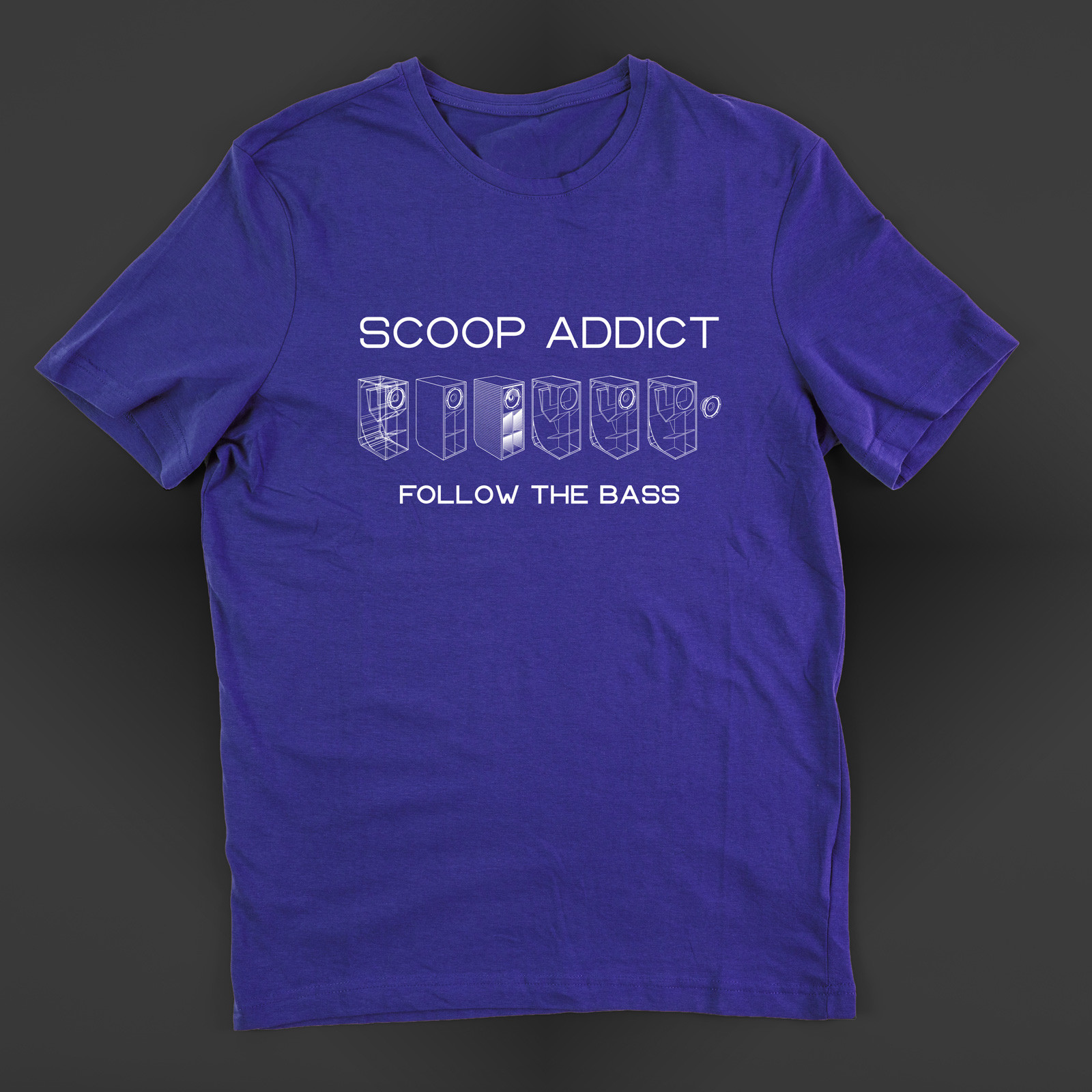 SCOOP ADDICT bleu / blanc