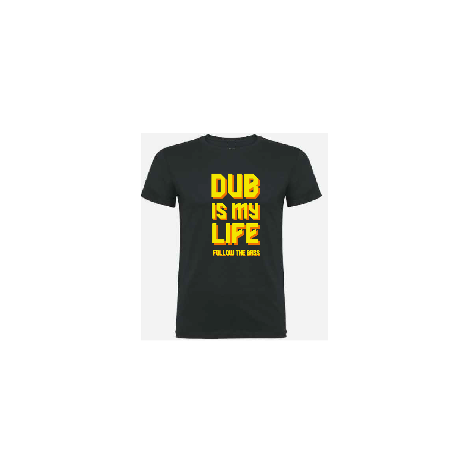DUB is my life Jaune/Orange
