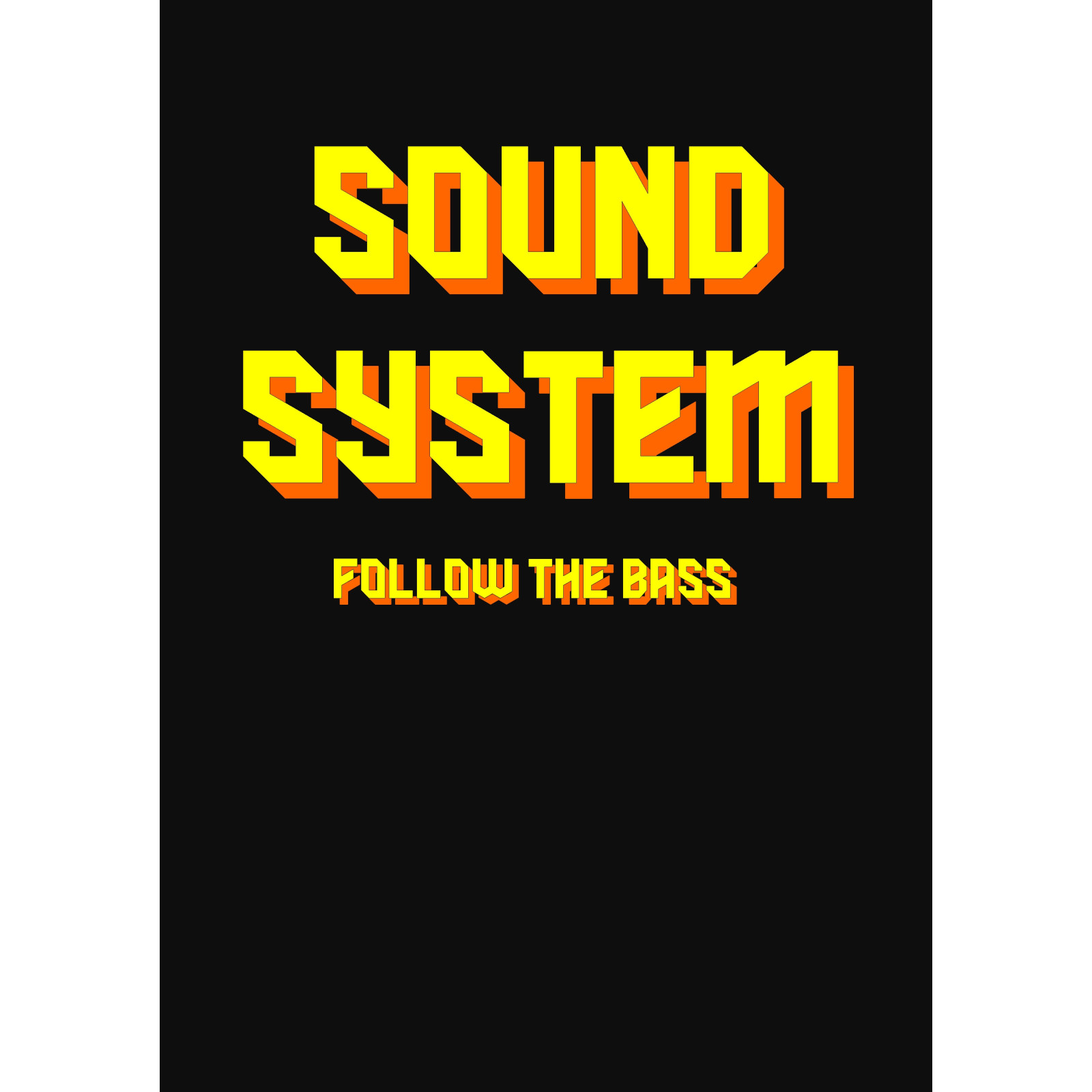 Sound System Jaune/Orange