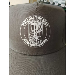 Casquette logo FTB V.2 Grise/logo blanc